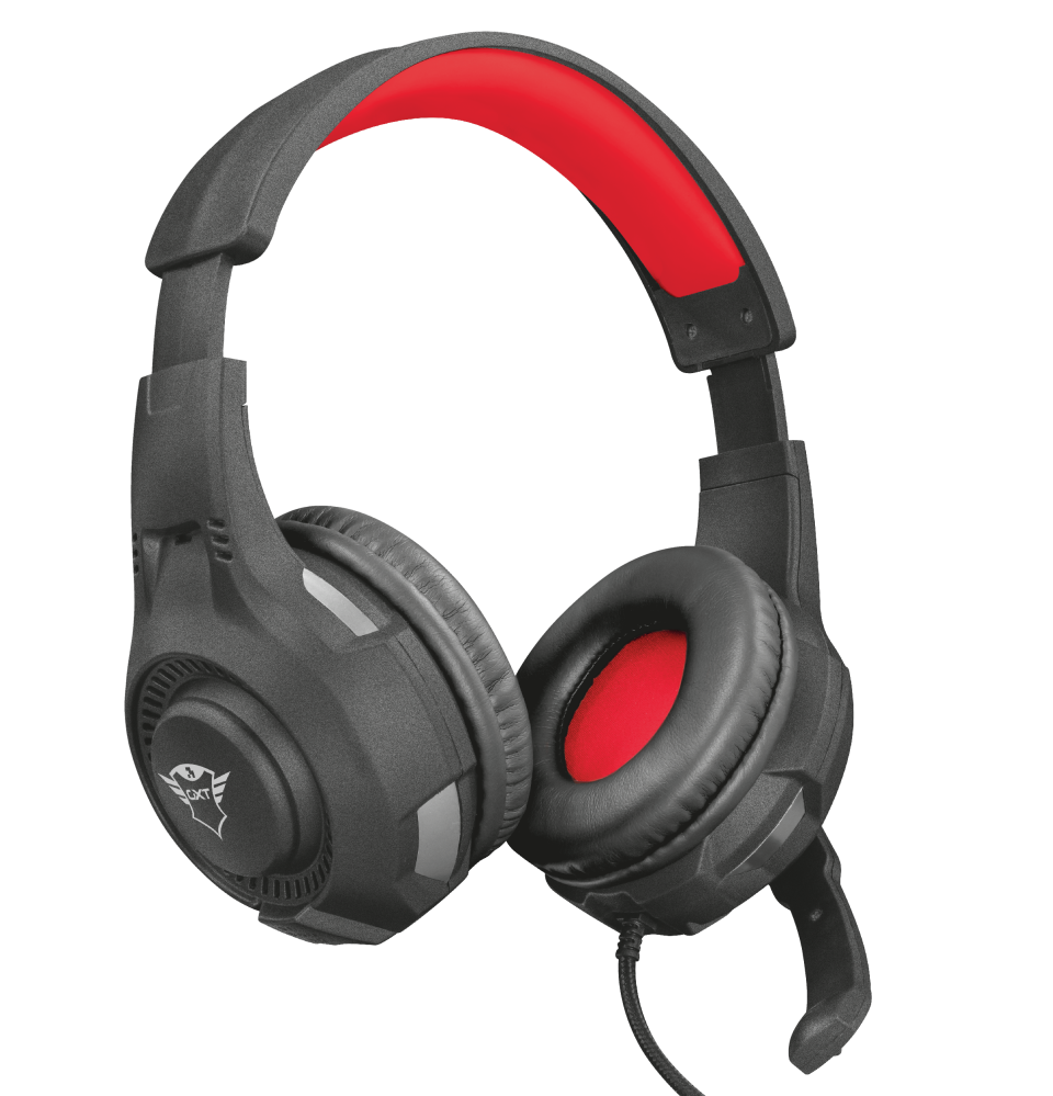Trust GXT 307 RAVU - Gaming Headset - Zwart/Rood
