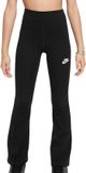 Nike Classic Flared Sportlegging Meisjes - Zwart/Wit - Maat 152