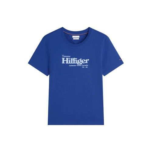 Tommy Hilfiger regular T-shirt blauw