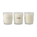 Scandi Living Coffret cadeau Bougie parfumée 70g lot de 3 Stream/Glade/Meadow