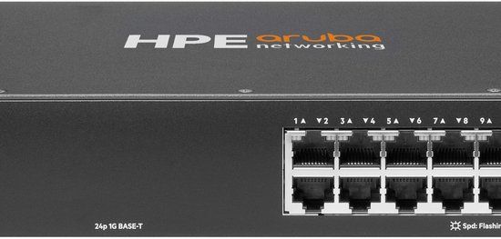 HPE Aruba Networking CX 6000 24p 10M/100M/1G 4p SFP 1G Switch