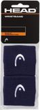 HEAD Pols Zweetbandjes Klein - Navy - 2 Stuks