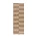 Scandi Living Tapis de couloir Path Beige, 70x150 cm