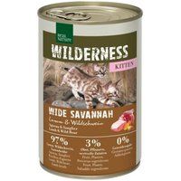 REAL NATURE WILDERNESS kitten Wide Savannah lam en wild zwijn 6x400 g