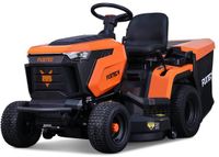 FUXTEC FX-RMT92A zitmaaier met 92 cm maaibreedte, 452cc motor, hydrostatische transmissie, grasopvangbak van 280 liter, 6-standen maaihoogteverstelling