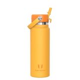 Sparrow RVS Drinkfles 500ml/750ml/1L/1.2L - Isolerende Waterfles met Rietje