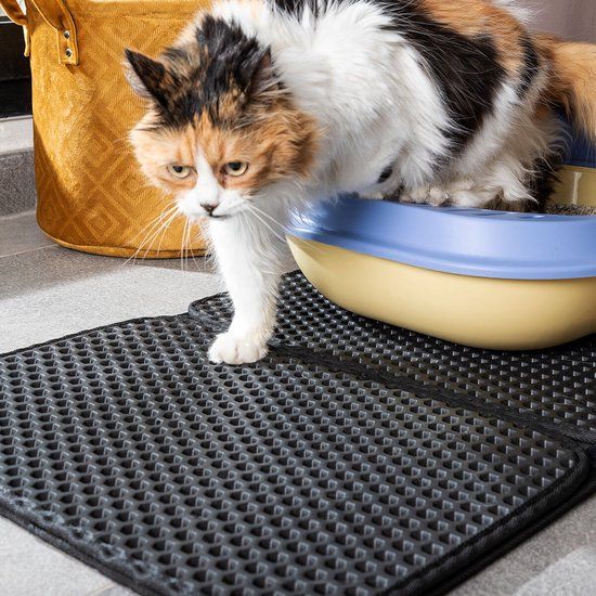 InnovaGoods Clikatt Kattenbakmat - Zwart
