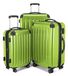 Hauptstadtkoffer ALEX 3-delige Kofferset – Handbagagekoffer 55 cm, Middelgrote Koffer 65 cm & Grote Reiskoffer 75 cm, Hardschaal ABS+PC, Cijferslot, Appel groen