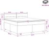 vidaXL Boxspringbed met matras en hoofdeinde Taupe 160 x 200 cm Stof