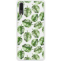P20 Monstera Leaves Bedrukte siliconen hoes