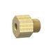 Riegler Reduceernippel, lange uitvoering, M5 a., M3 i., SW 7, messing