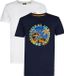 Petrol Industries Jongens T-shirt 2-Pack - Jongenskleding Multipack van 2 stuks - Kinderen - Kinderkleding - Ronde Hals - Print - Katoen - Korte Mouwen - Maat 128