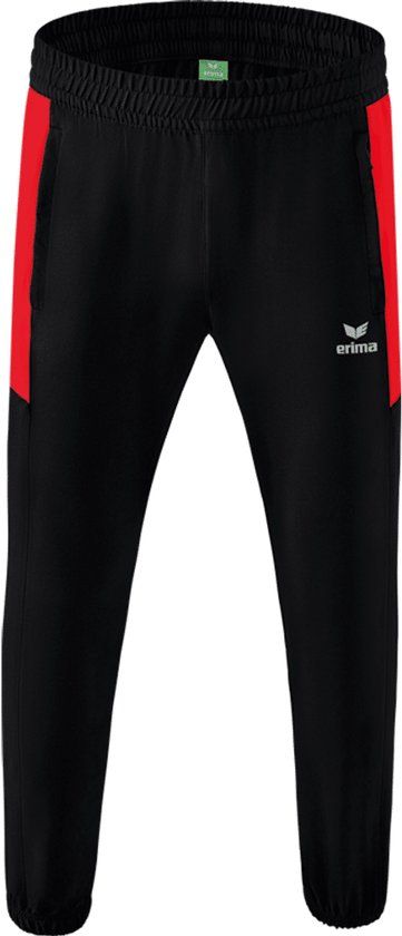 Erima Six Wings Presentatiebroek Heren - Zwart / Rood - Maat L