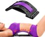 OrangeCartB.V. Purple Back Stretcher – Ergonomische lendensteun, wervelkolom decompressie rugbrace apparaat voor houdingscorrectie, 4-niveau aanpassing.
