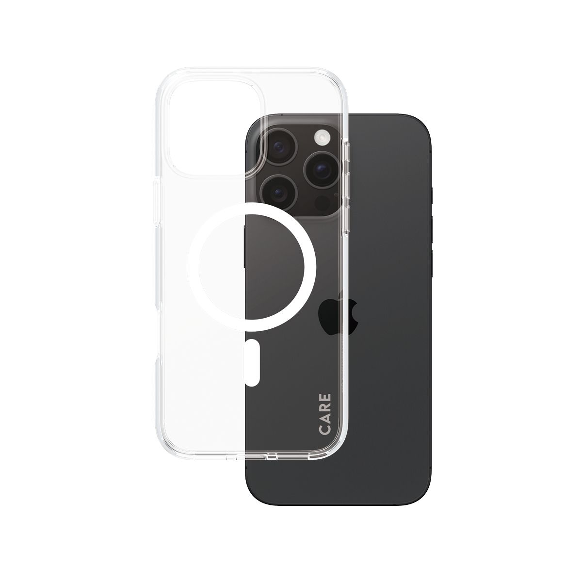 CARE by PanzerGlass Flagship Case - Transparant Urban Combat w. - Wit MagSafe iPhone 16 Pro Max