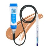 Apera Instruments PH60-VS pH-meetinstrumentset met LabSen 855 pH-/Temp.-elektrode voor pH-metingen in viskeuze vloeistofmonsters
