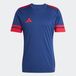 adidas heren Squadra25 Jersey Short Sleeve Shirt, team navy blue 2/team power red 2, 3XL