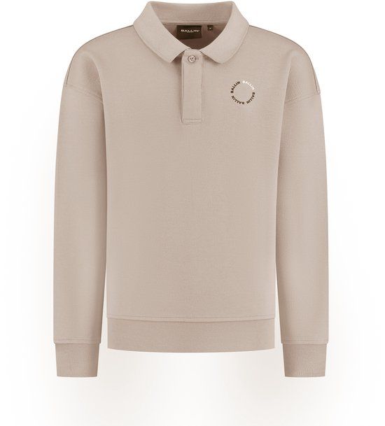 Ballin 037319 Truien & Vesten Jongens - Sweater - Hoodie - Vest - Camel - Maat 152