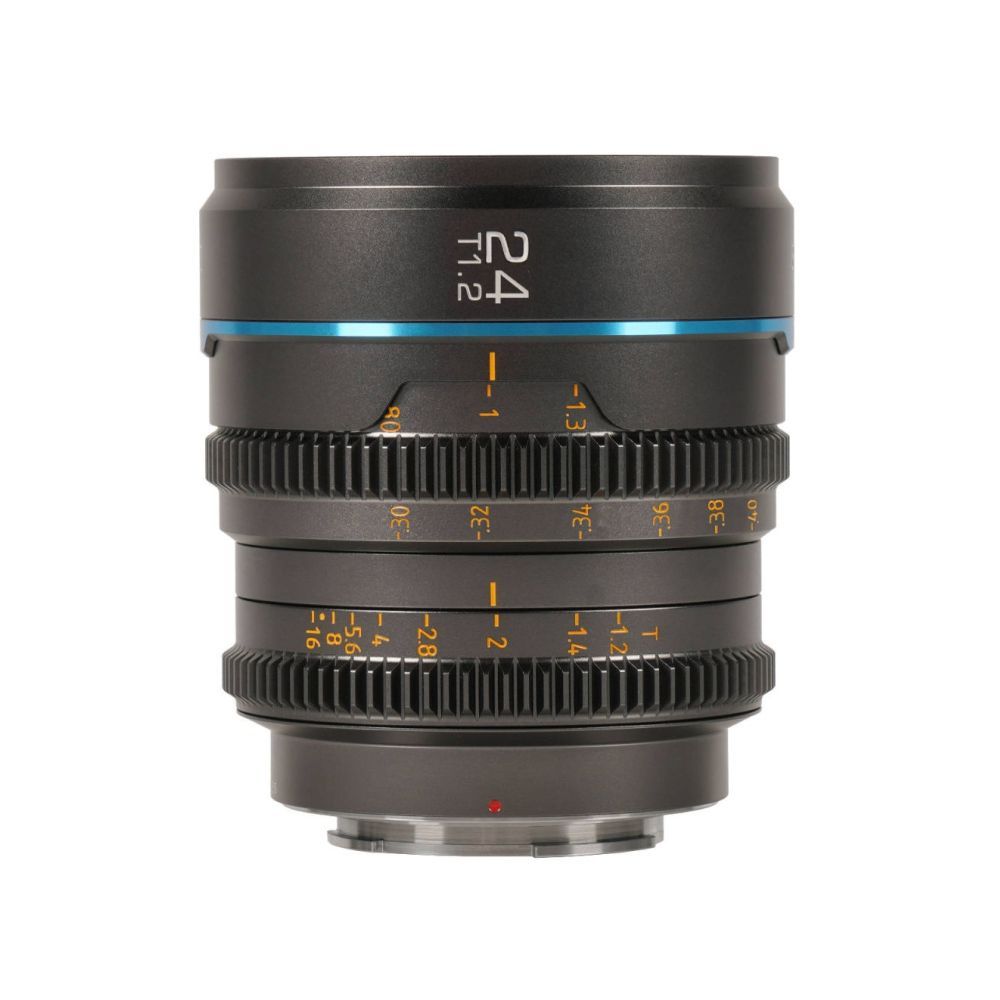 Sirui Nightwalker 24mm T1.2 S35 MFT Cine Lens - Gunmetal