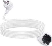 Aigostar 20FMV - Verlengsnoer 5 meter - Randaarde - 3680W - 3 x 1.5 mm² - Wit