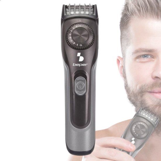 Beper 40.332 - Baardtrimmer - Oplaadbaar - Zwart