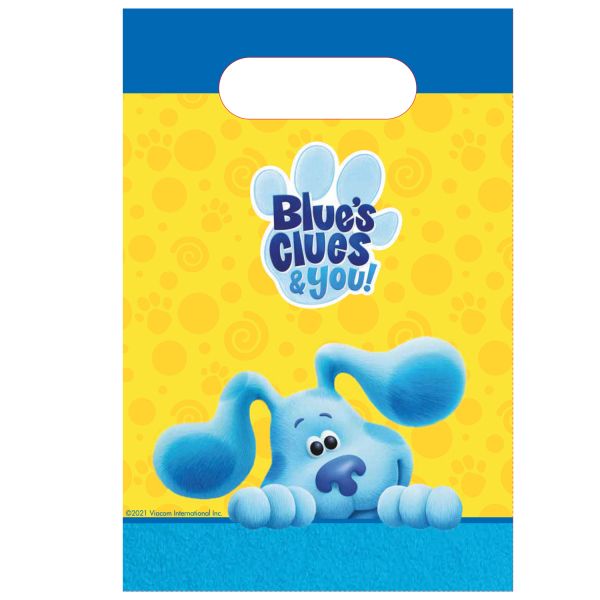 Amscan 9913282 - Papieren tas - blauw - papier