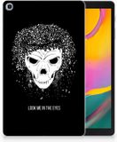 B2Ctelecom Samsung Galaxy Tab A 10.1 (2019) Uniek Tablethoesje Skull Hair