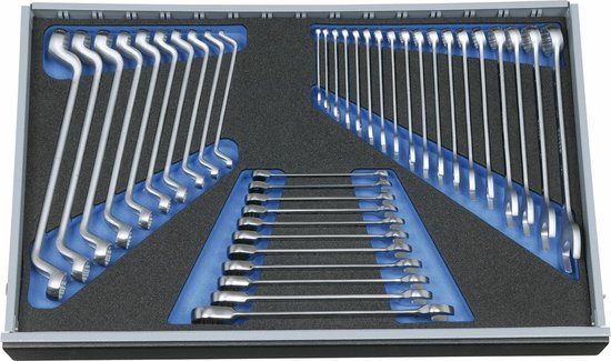 GEDORE Ring-steeksleutel-assortiment, in check-Tool-module, 39-delig, 2005 CT4-2-7