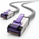 1aTTack.de Cat6a Zeer flexibele LAN-kabel 1x 30m RJ45 10 Gb/s grijs