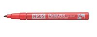 Pentel N50S Markeerstift Kogelpunt Rood