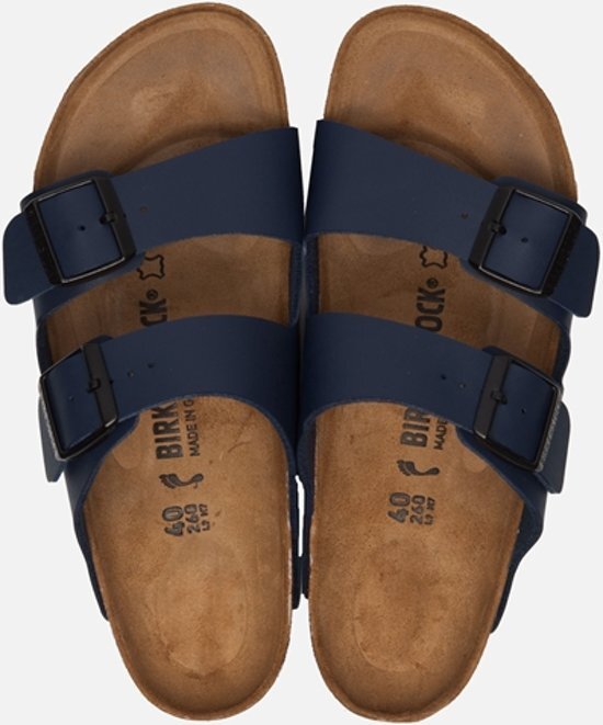 Birkenstock Arizona - Slippers - Heren - Donkerblauw mat - Maat 44