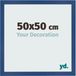 Your Decoration Cadre photo 50x50 cm MDF Bleu foncé Bologna