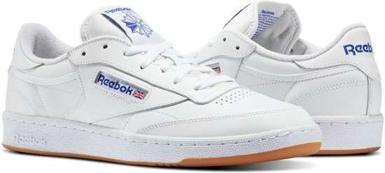 Reebok Club C 85 Sneakers Heren - Int-White/Royal-Gum