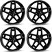 Borbet 4 jantes, type TF, 10.5x24 pouces, ET40, 5x112 entraxe, adapté pour Mercedes GLE et GLS.