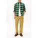 Tommy Hilfiger Chemise Oxford brossée à carreaux Vert ornemental/carreaux Taille : L