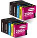 Canon Cartouche d'encre Set - Convient pour Canon PGI-2500XL Maxify Imprimantes