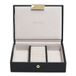 Stackers Mini Lidded Black & Grey Sieradenkoffer