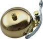 Suzu Sonnette W Steel Band Mount - Messing, 5.50 cm Diamètre, Disponible en Noir Stealth, Or, Cuivre, Argent