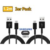 Samsung 2x câble USB Type-C de charge rapide, câble de données, 1 mètre