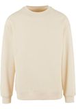 Build Your Brand Raglan Crewneck White Sand maat L