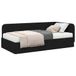 vidaXL Hoek Bed Frame Zwart 90 x 190 cm Stof