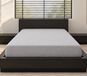 H.G. Hahn WESTMINSTER Drap-housse en flanelle de coton pour lits doubles de 90 x 200 à 100 x 200 cm – Drap en coton doux et confortable, gris clair