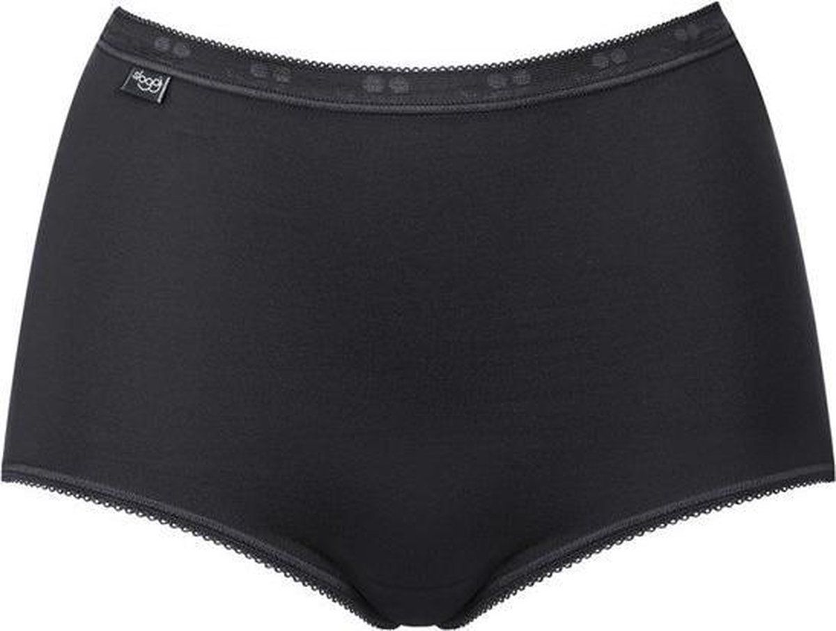 sloggi Basic+ Dames Maxi slip - Zwart - Maat 40 - 7610604011239