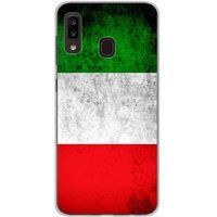 1001 coques Samsung Drapeau italie Bedrukt siliconen hoesje compatibel met Samsung Galaxy A20e