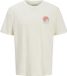 JACK&JONES - JORFLORAL TEE SS CREW NECK FT STYD PLS Homme T-shirt Egret Coton Loose Fit EU8XL US6XL