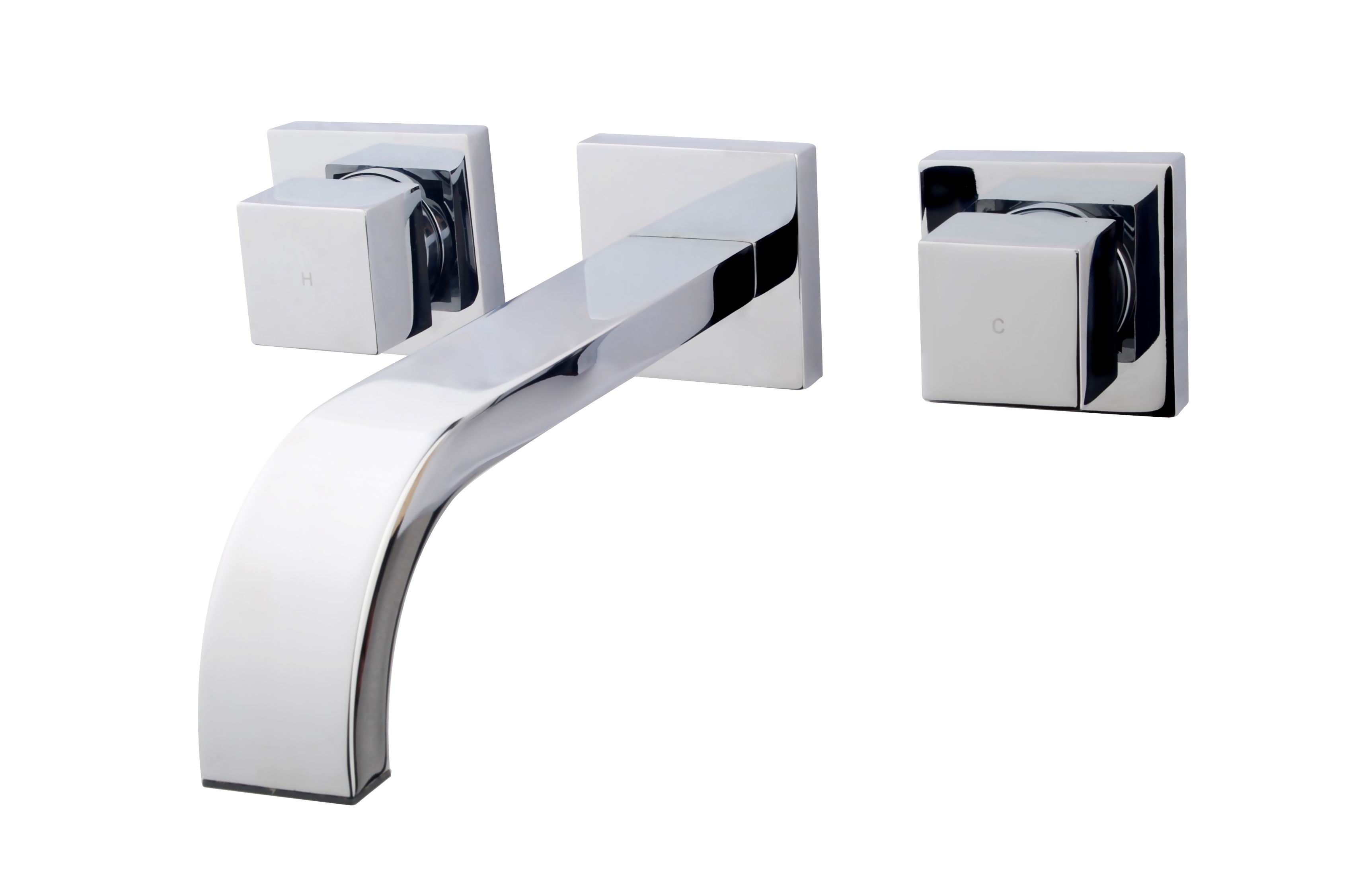 Praya Rombo Inbouw Wastafelmengkraan - 2 Knops - Chroom