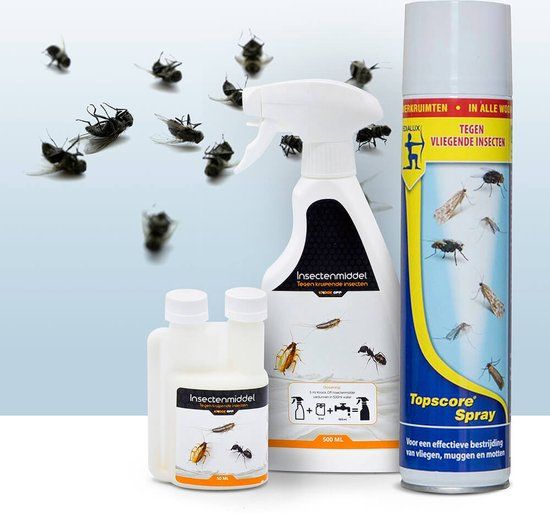 Knock Off Topscore vliegenspray - Knock off insectenmiddel - vliegende en kruipende insecten