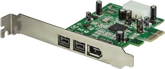 StarTech.com 3-poort 2b 1a 1394 PCI Express FireWire Adapterkaart