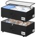 Omgoods - Set de 2 boîtes de rangement sous le lit