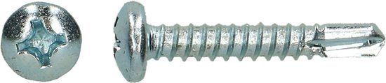 pgb-Europe PGB Zelfborende Schroef 4,2 x 32 mm Half Bolkop Verzinkt 200 Stuks